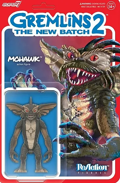 GREMLINS 2: THE NEW BATCH SUPER7 REACTION FIGURE MOHAWK 10 CM